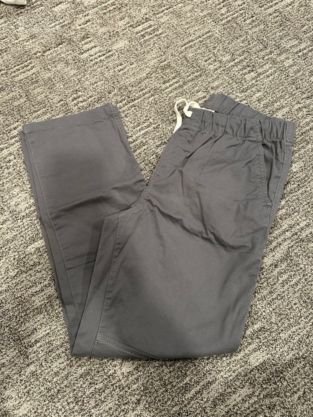 Cat & Jack Gray Boys Husky Casual Drawstring Pants